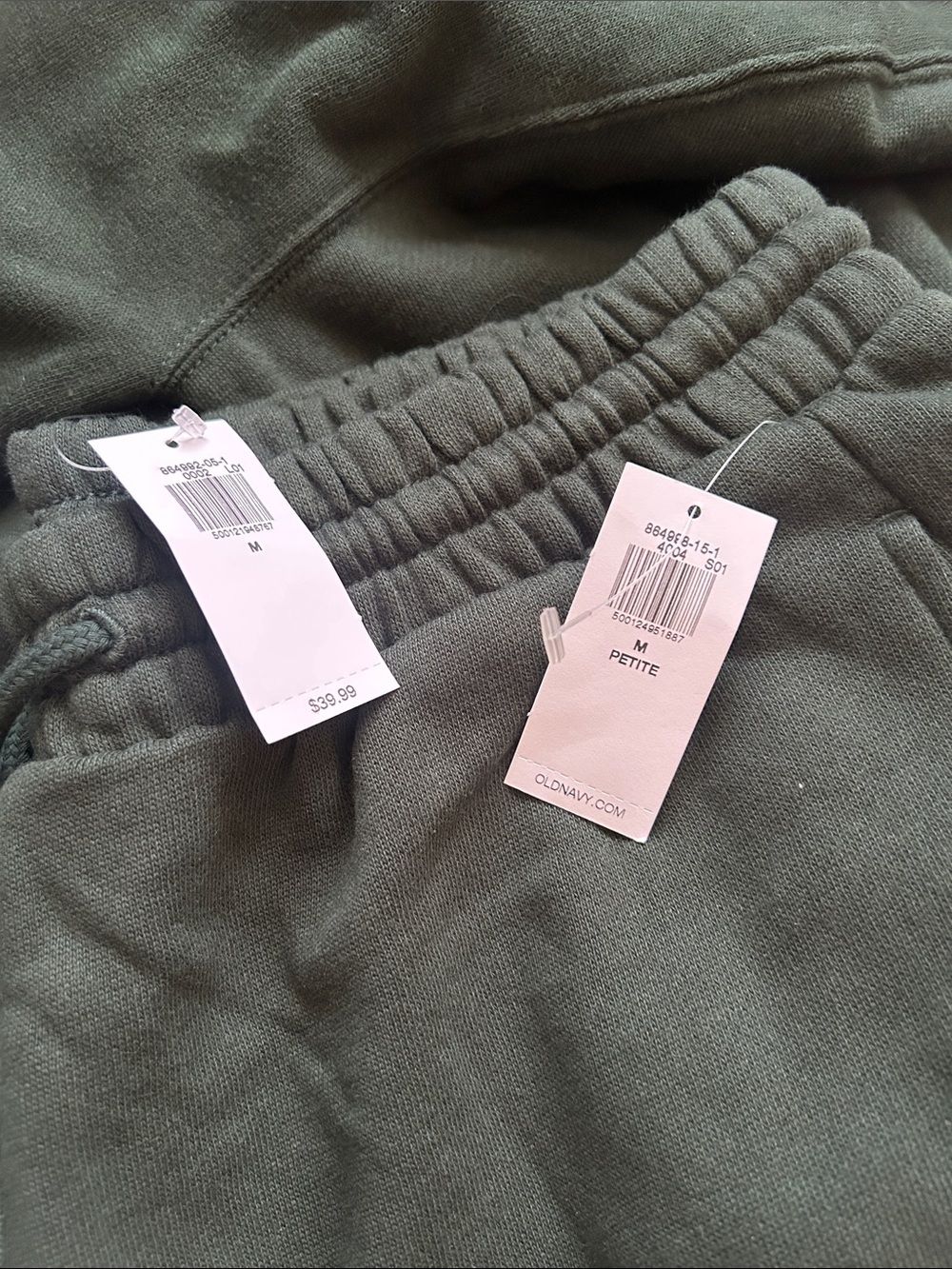 Old Navy Forest Green Zip Hoodie & Sweatpants Set - Picture 2 of 9